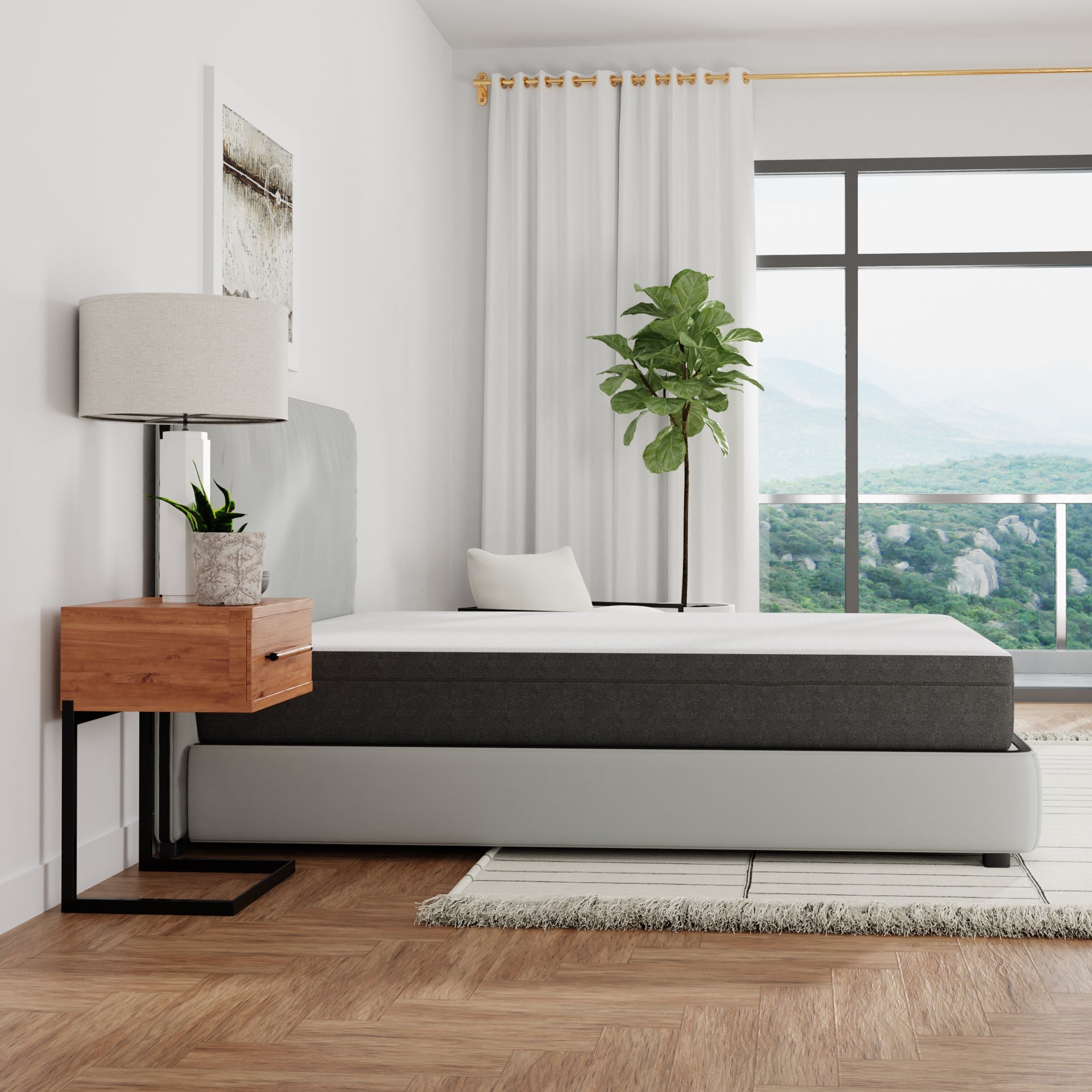 10" Gel-Infused Memory Foam Mattress with Edge Support
