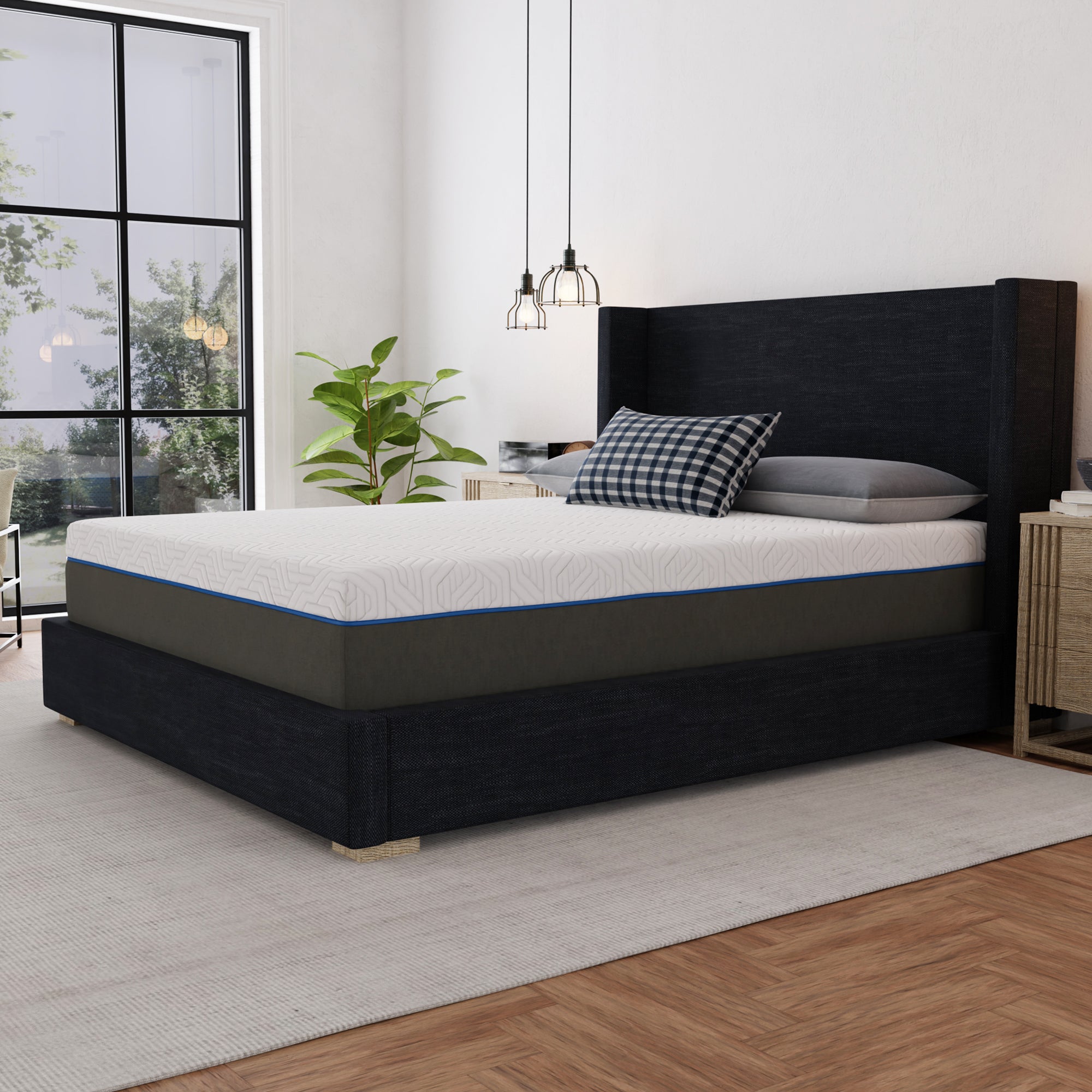 12" Gel Infused Memory Foam Mattress, Firm