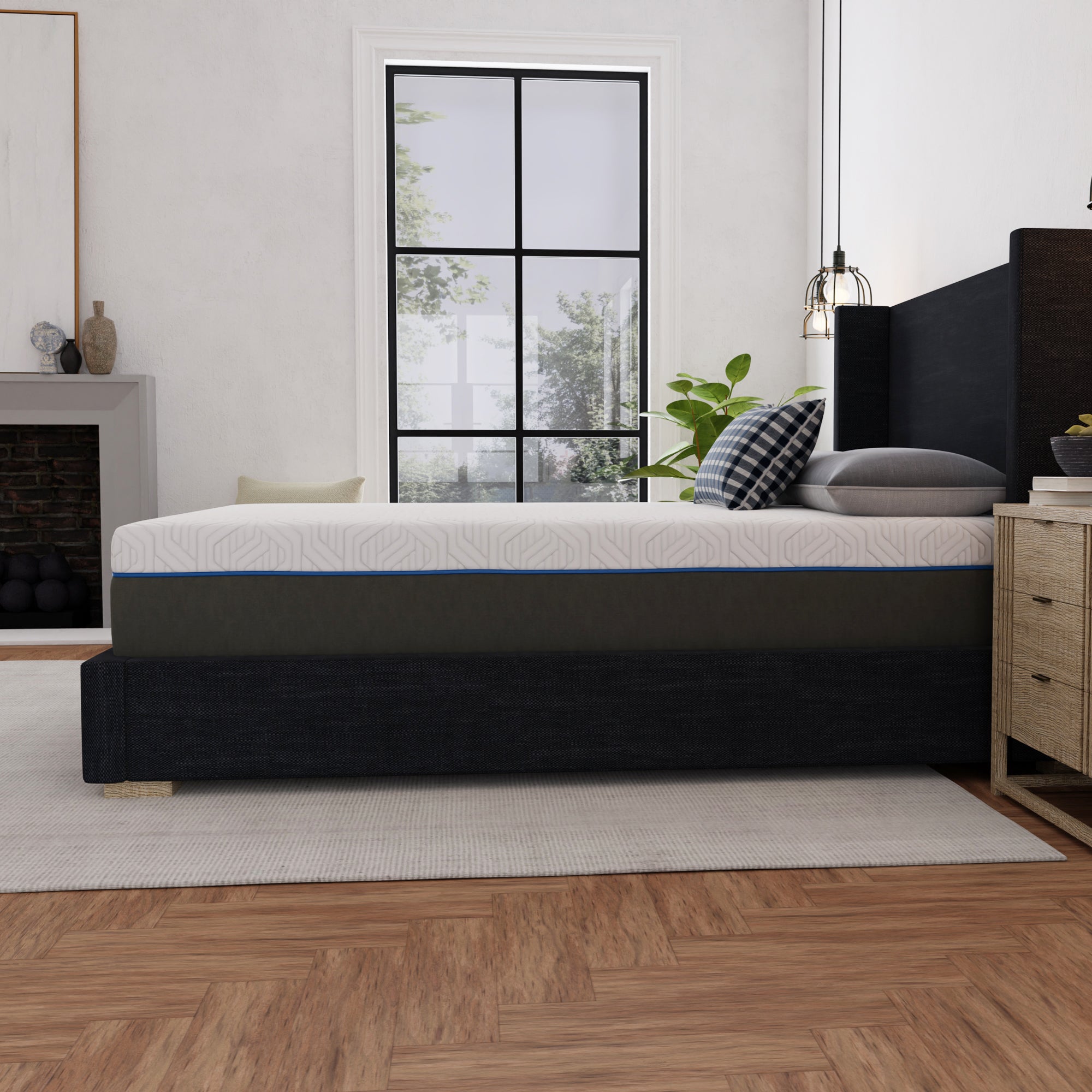 12" Gel Infused Memory Foam Mattress, Firm