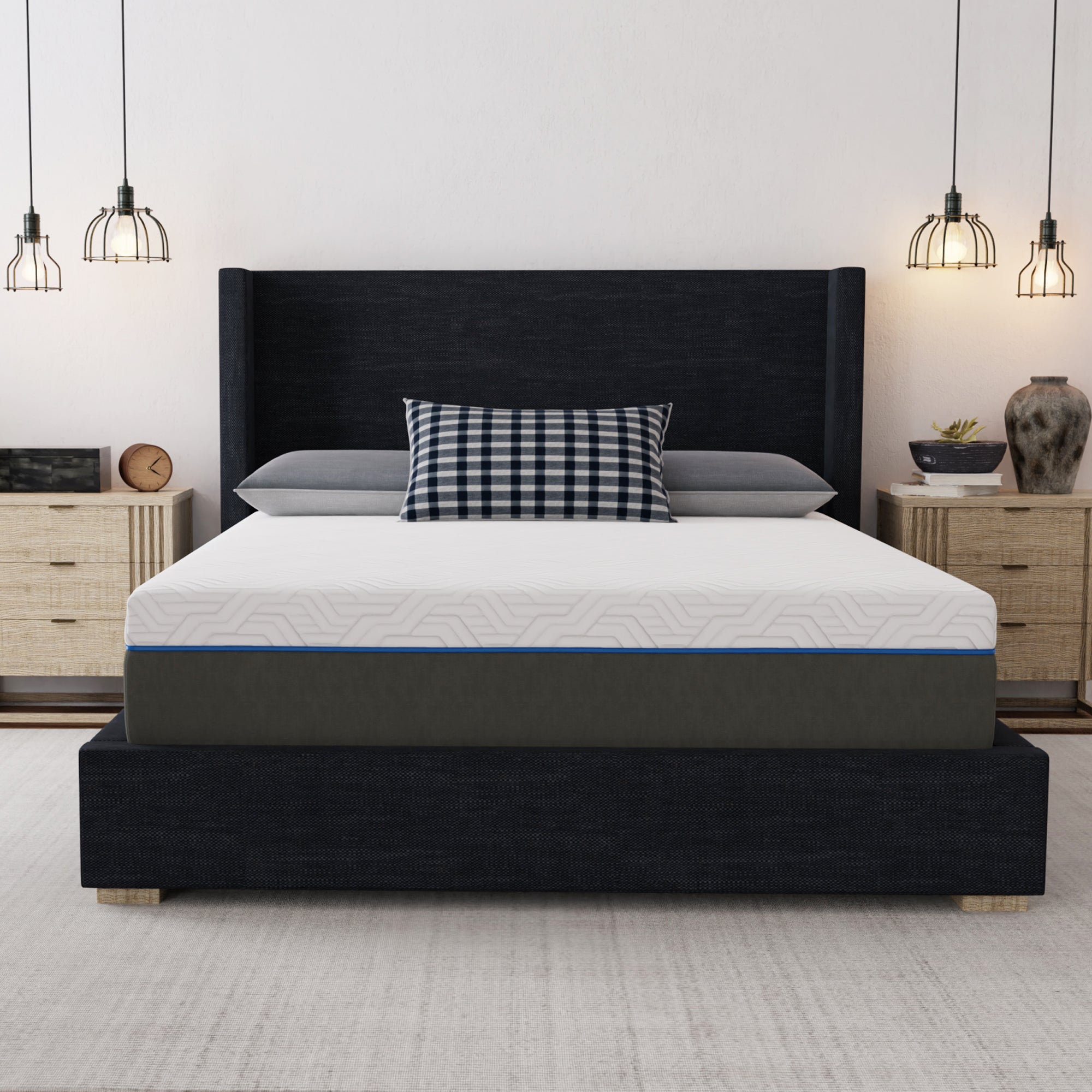 12" Gel Infused Memory Foam Mattress, Firm