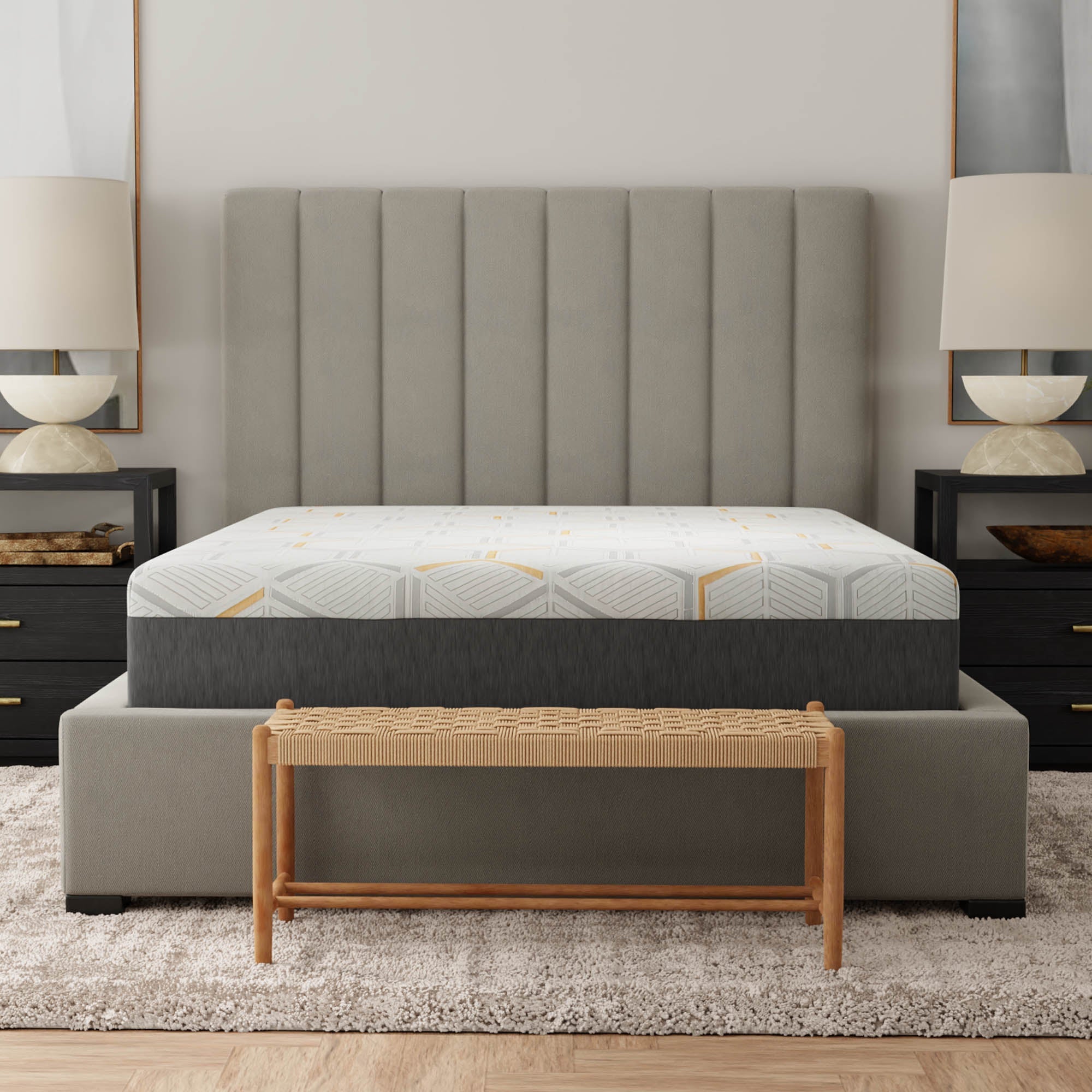 12" Copper Gel Infused Premium Memory Foam Mattress