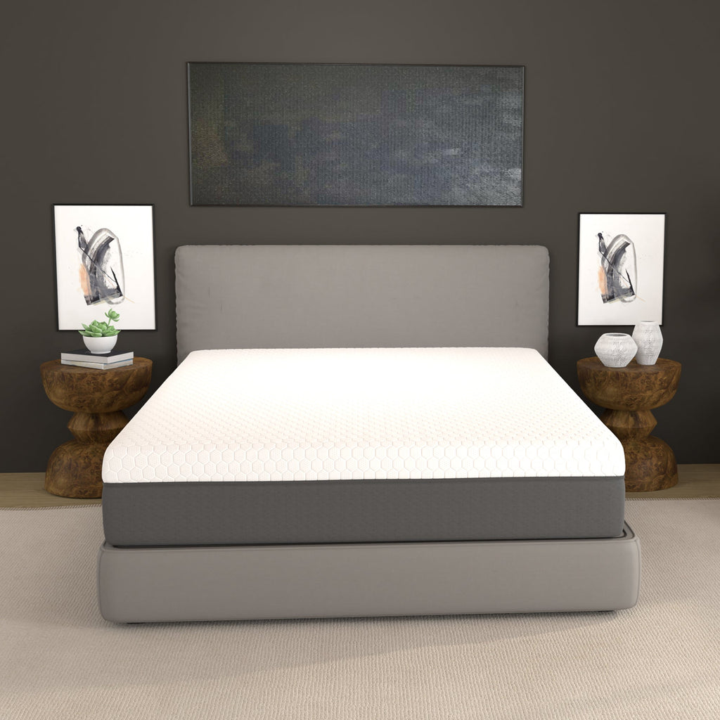 12" Zoned Reactive Cooling Memory Foam Mattress Medium Sale While Supplies Last