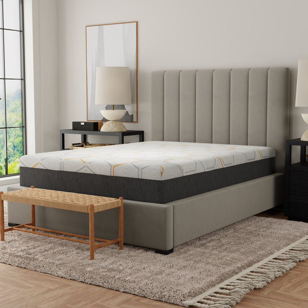 12" Copper Gel Infused Premium Memory Foam Mattress