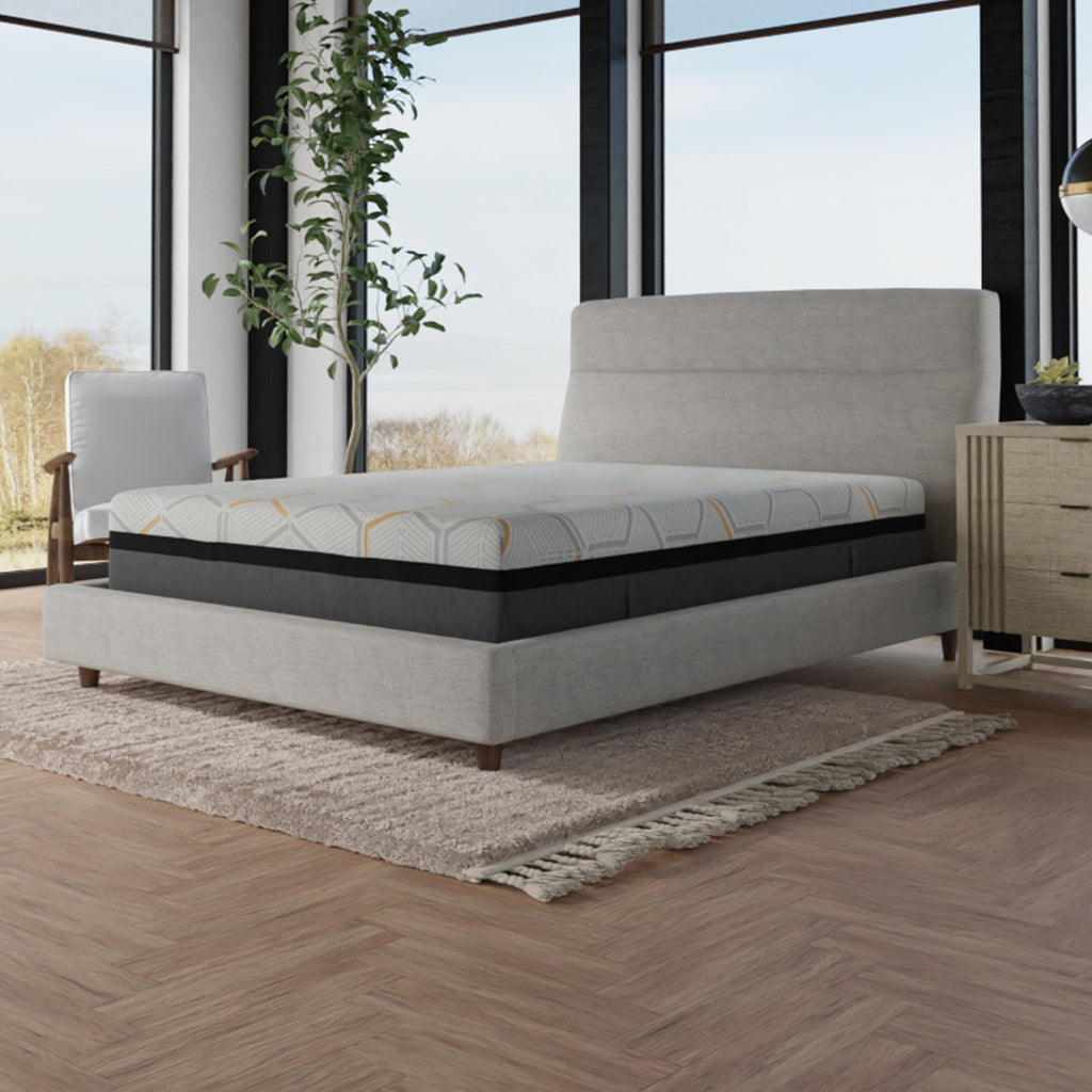14" Hybrid Copper Gel Infused Premium Memory Foam Mattress Plush