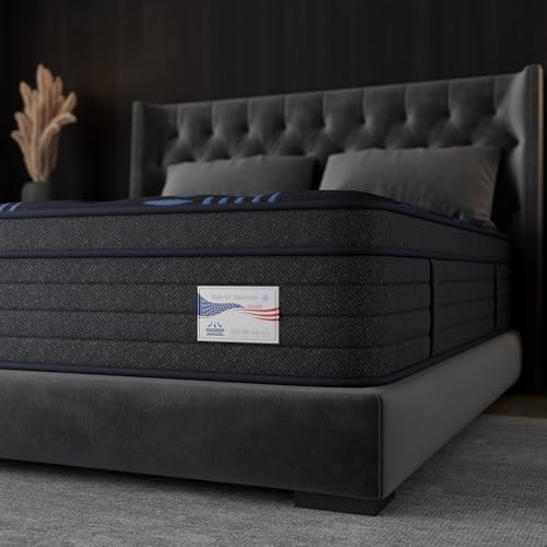 Full Size 10 Inch Hybrid Mattress Medium Firm with Zoned Support Cooling Gel Foam