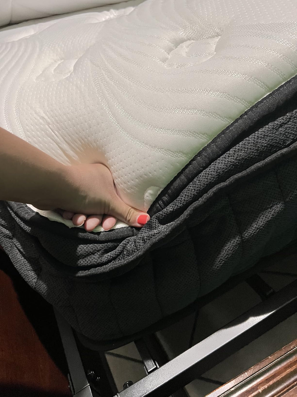 14 Inch Hybrid Copper Gel Memory Foam Mattress Plush Cooling Support